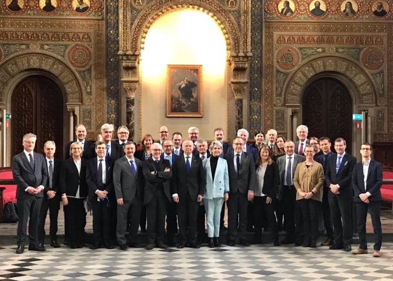 Foto di gruppo alla LERU Rectors' Assembly
