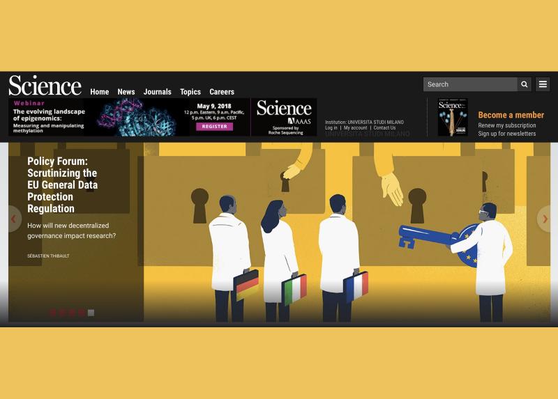 Immagine dal sito della rivista Science