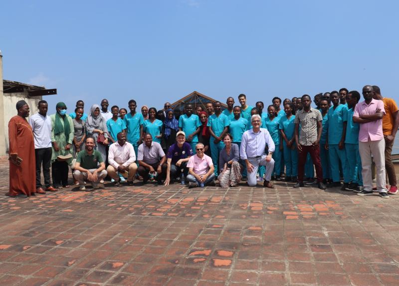 Professors Maria Paola Canevini and Giovanni Felisati in Kenya.