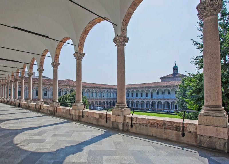 La sede dell'Università Statale di Milano in via Festa del Perdono