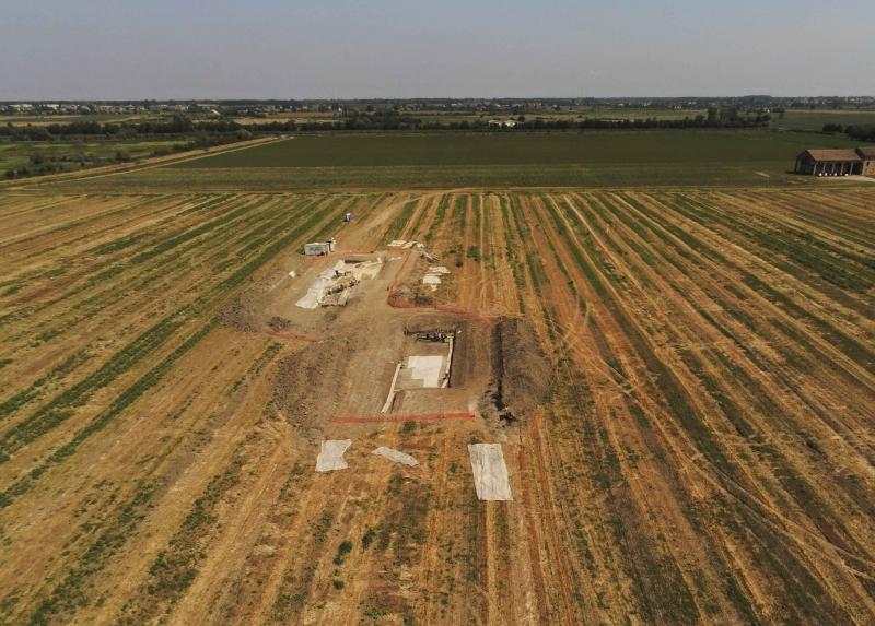 L'area di scavo di Terramara Santa Rosa di Poviglio