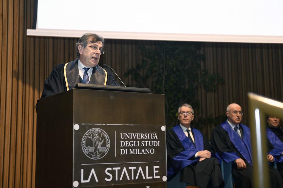 La relazione del rettore Elio Franzini - Foto di Marco Riva
