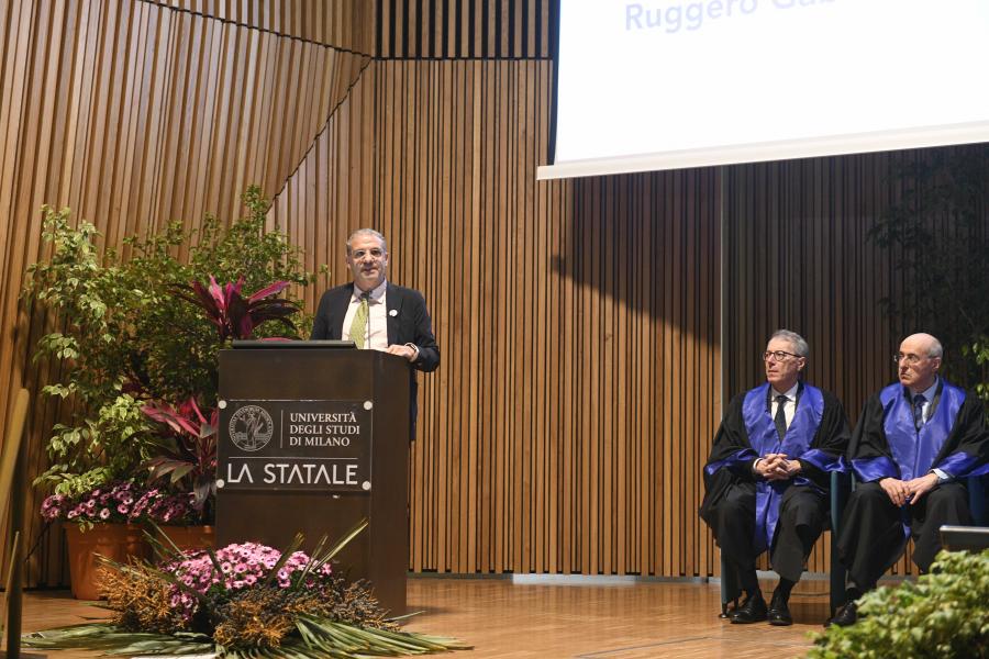 L'intervento del regista e fotografo Ruggero Gabbai - Foto di Marco Riva