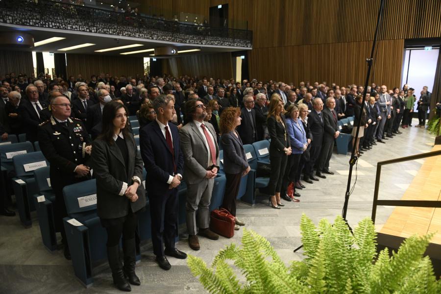 La autorità all'inaugurazione dell'anno accademico 2022-2023 - Foto di Marco Riva