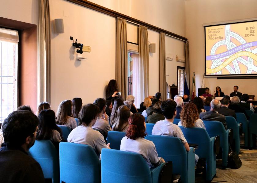 Presentazione del Museo della Filosofia all'Università degli Studi di Milano.