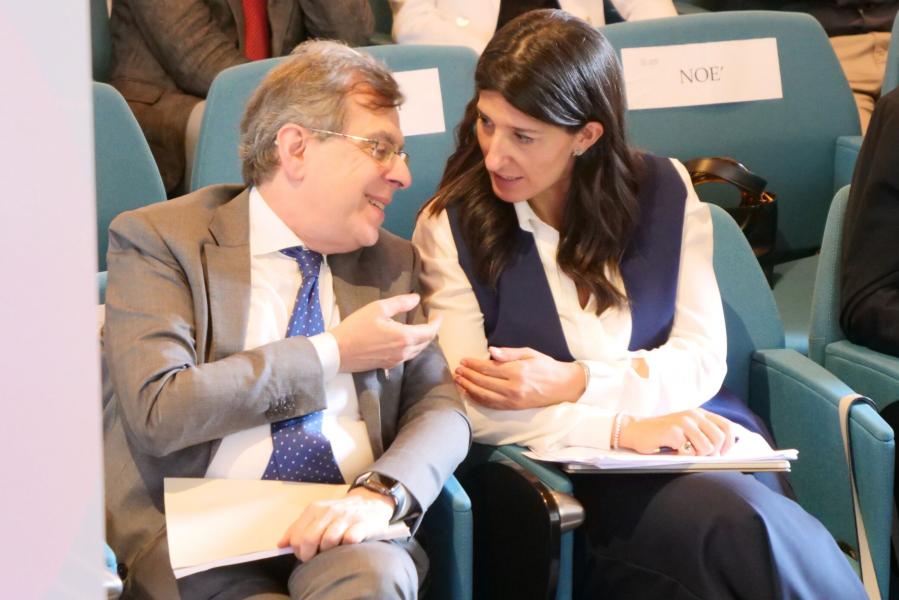 Marcella Gargano, direttrice generale delle istituzioni della formazione superiore del MUR e il rettore della Statale Elio Franzini.