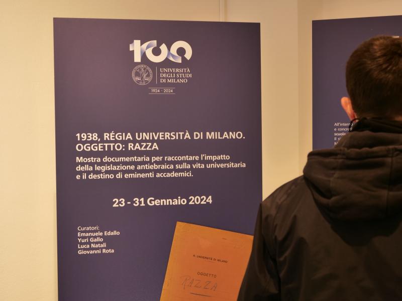 I pannelli che compongono la mostra