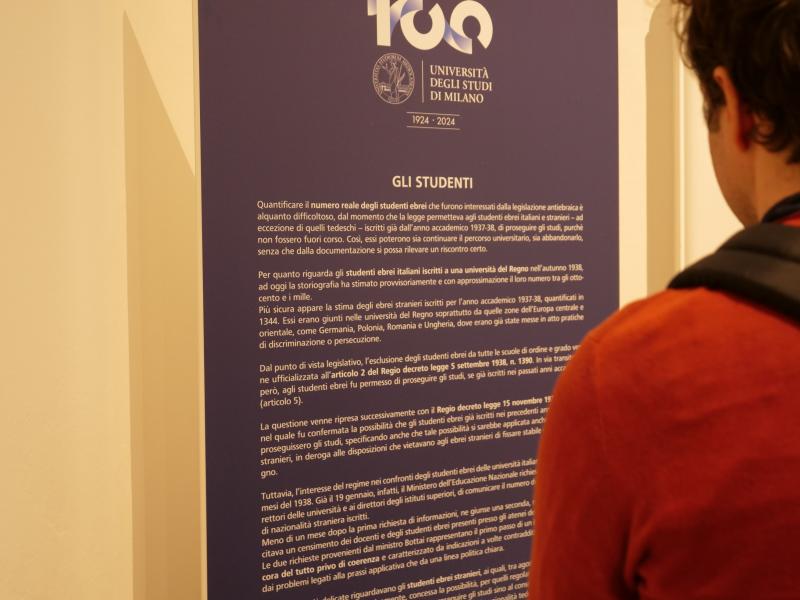 I pannelli che compongono la mostra