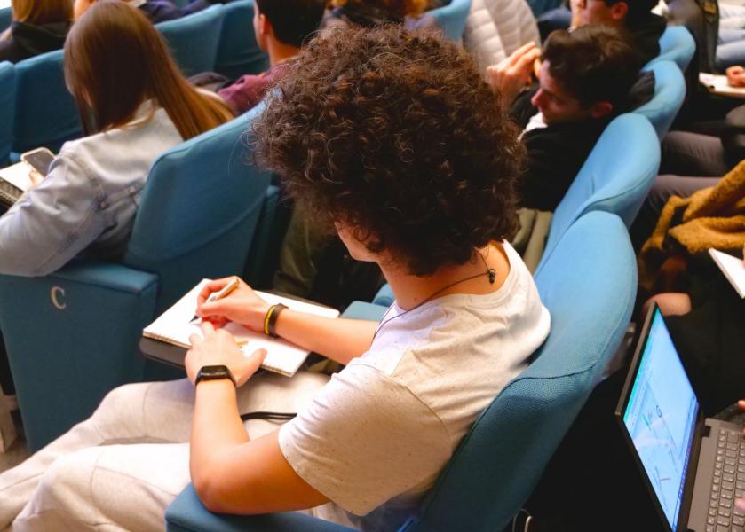 Studente all’International Mobility Day all'Università degli Studi di Milano.