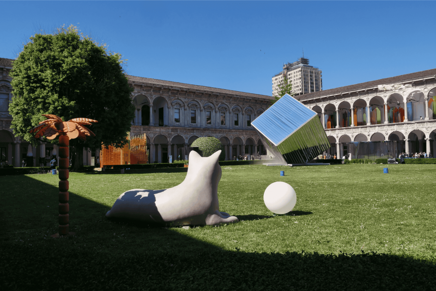 Le installazioni all'Università Statale di Milano per INTERNI Design Re-Evolution 