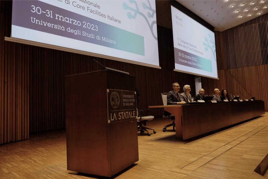 Il 30 e 31 marzo 2023 si è tenuto all’Università degli Studi di Milano il Congresso nazionale delle Core facilities