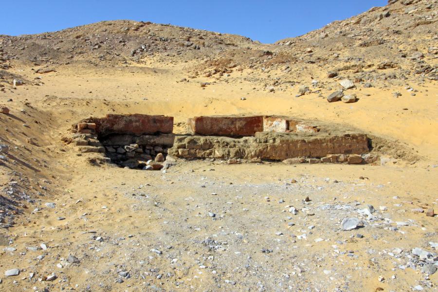 Vista panoramica della tomba appena scoperta (AGH032) sulla sponda occidentale di Assuan, presso il Mausoleo   dell’Aga Khan - Credit: Egyptian-Italian Mission at West Aswan (EIMAWA)