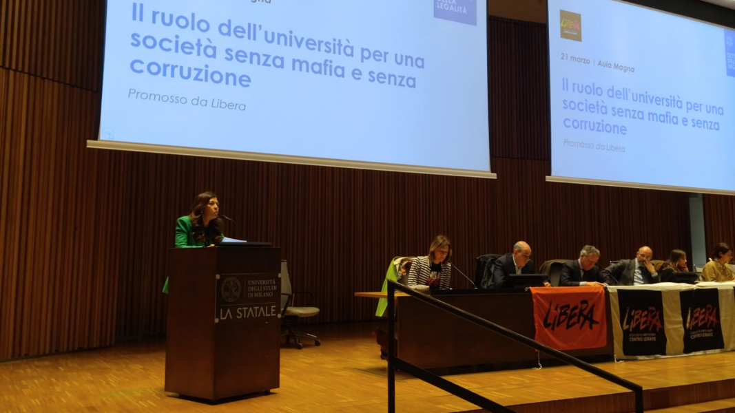 Il ruolo dell'università per una società senza mafia e senza corruzione, introduce la prorettrice Marilisa D'Amico