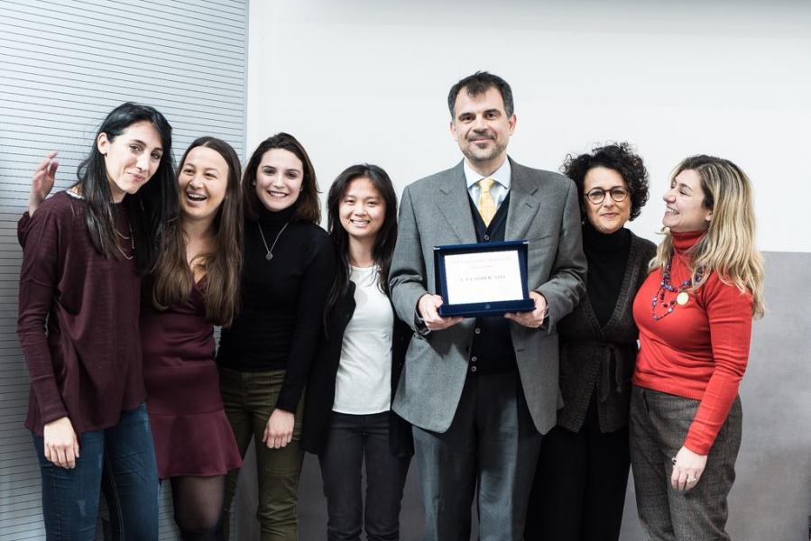 6 CIM La squadra della Statale con il professor Cominelli
