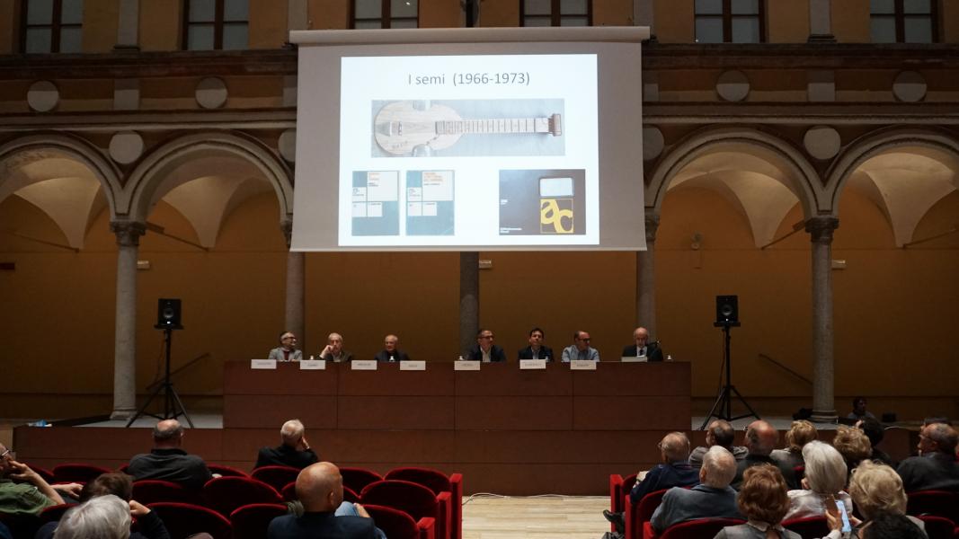 Goffredo Maria Haus, professore e fondatore del LIM, presenta l'evento per i 50 anni di Informatica musicale