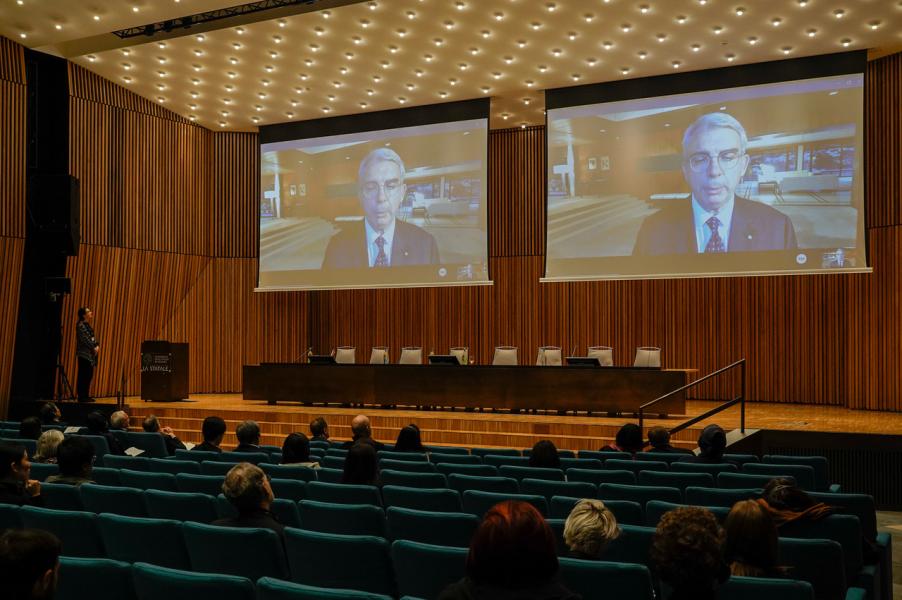 L'intervento dell'ambasciatore italiano in Giappone Gianluigi Benedetti
