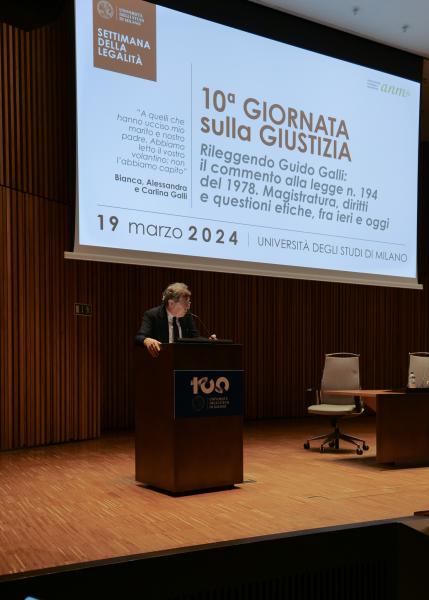 Il rettore Elio Franzini