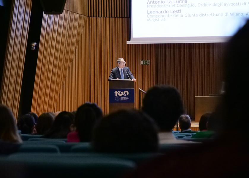 Antonio La Lumia, presidente del Consiglio dell'Ordine degli avvocati di Milano