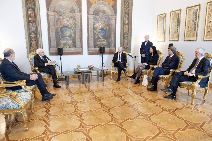 Delegazione MIND da Mattarella