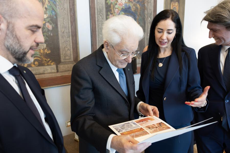 Delegazione MIND da Mattarella