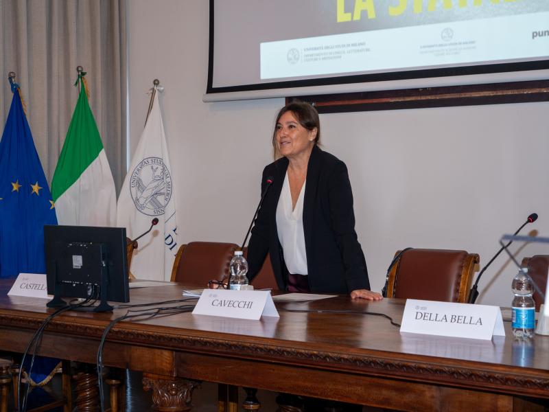 Mariacristina Cavecchi, docente di teatro inglese e ideatrice del progetto “La Statale al BeKKa”