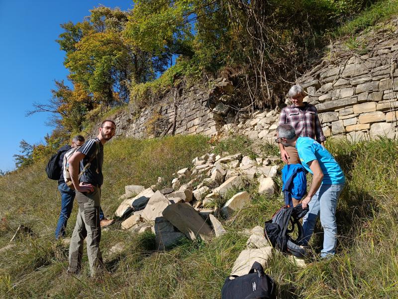 Il team di ricerca di HILSS durante la ricognizione sul terreno