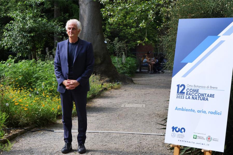 Il direttore artistico del Centenario dell'Università degli Studi di Milano Massimiliano Finazzer Flory.