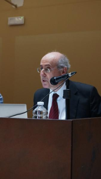Goffredo Maria Haus, professore e fondatore del LIM, presenta l'evento per i 50 anni di Informatica musicale
