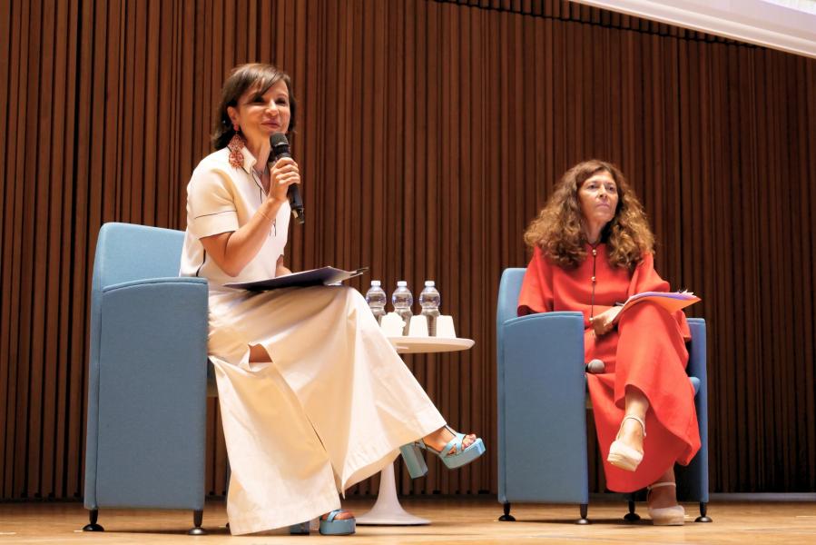 Il Tempo delle Donne 2023 - Giornata della Parità all’Università degli Studi di Milano: Barbara Stefanelli del Corriere della Sera e Marilisa D’Amico, prorettrice della Statale.