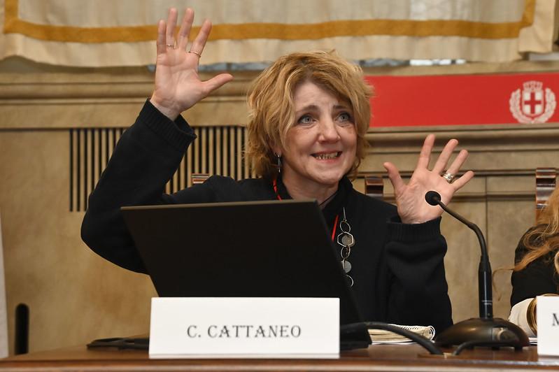 Un momento della conferLa professoressa Cristina Cattaneo - Foto Comune di Milano