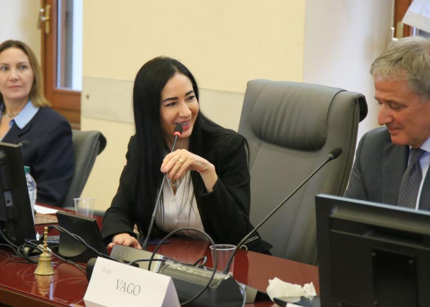 La rettrice Marina Brambilla alla presentazione del nuovo corso di laurea in Scienze Psicologiche per la Prevenzione e la Cura.