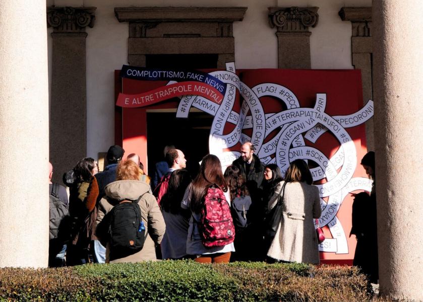 Ingresso delle stanze del Museo della Filosofia.