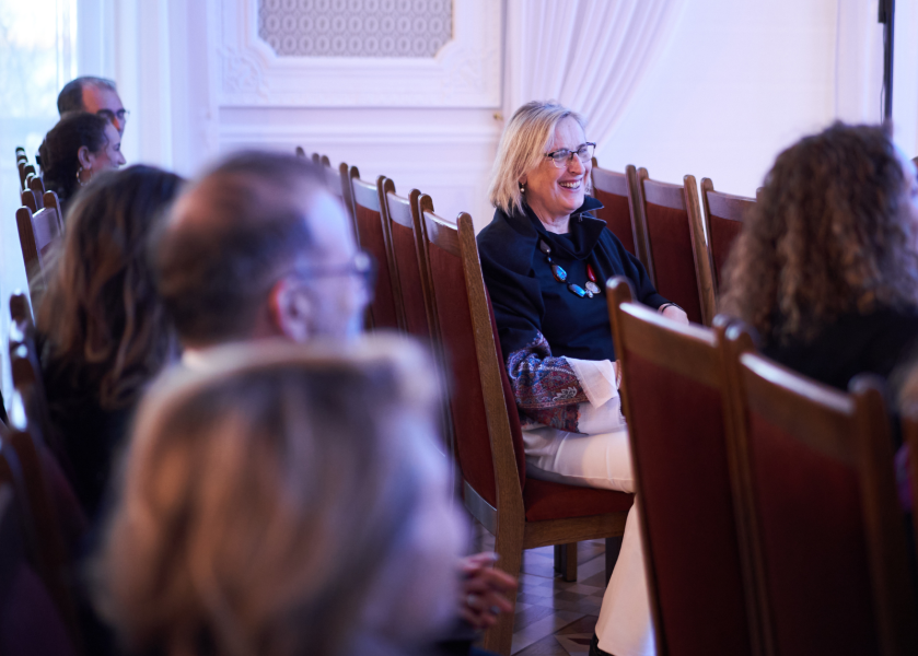 4EU+ Alliance delegate Antonella Baldi at Rectors Seminar.