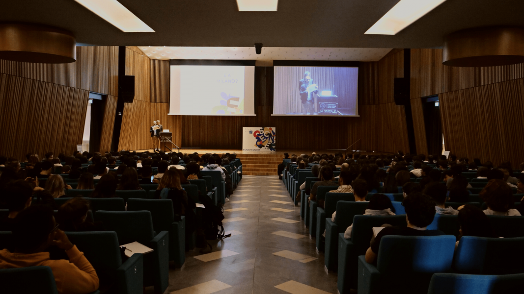 Presentazione dell’UniStem Day nell’Aula magna della Statale
