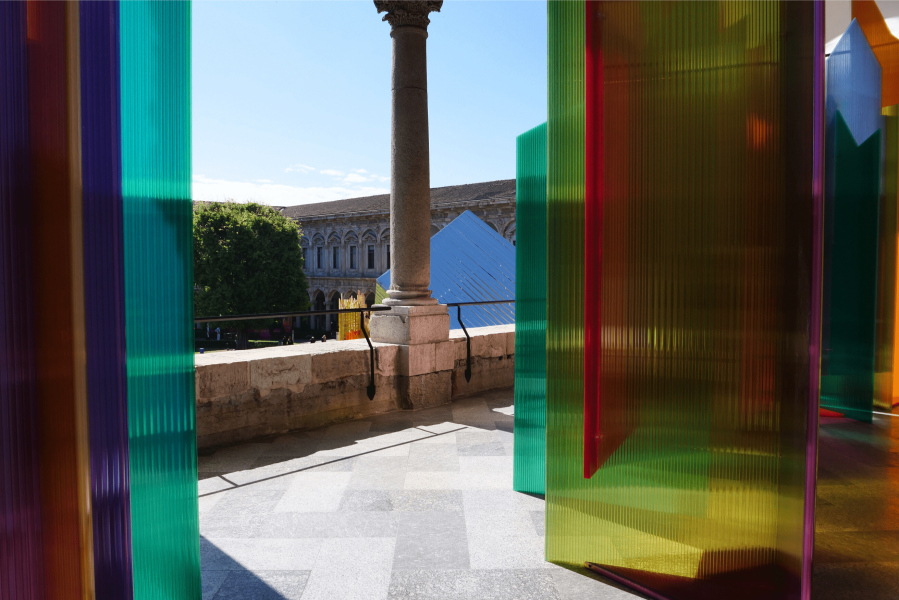 Le installazioni all'Università Statale di Milano per INTERNI Design Re-Evolution 