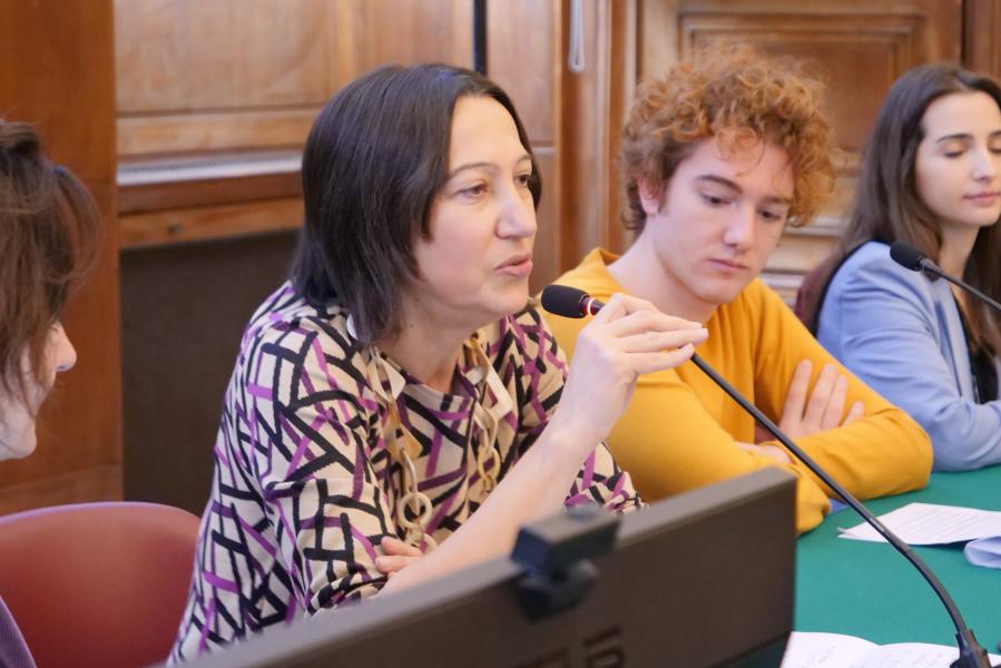 L'intervento di Angela Biscaldi, docente della Statale e ideatrice del progetto