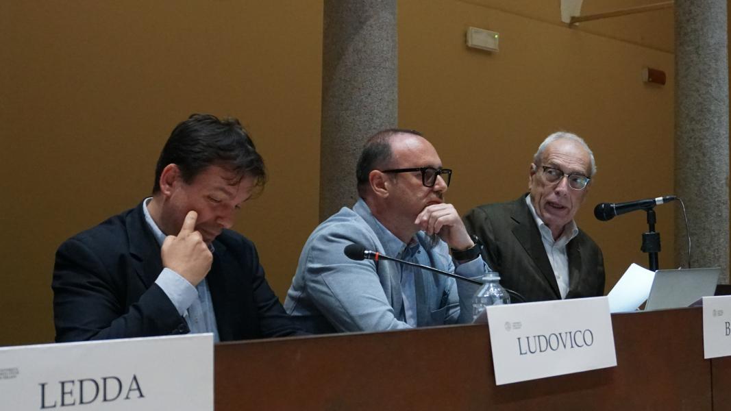 Franco Fabbri, musicologo, all'evento per i 50 anni di Informatica musicale 
