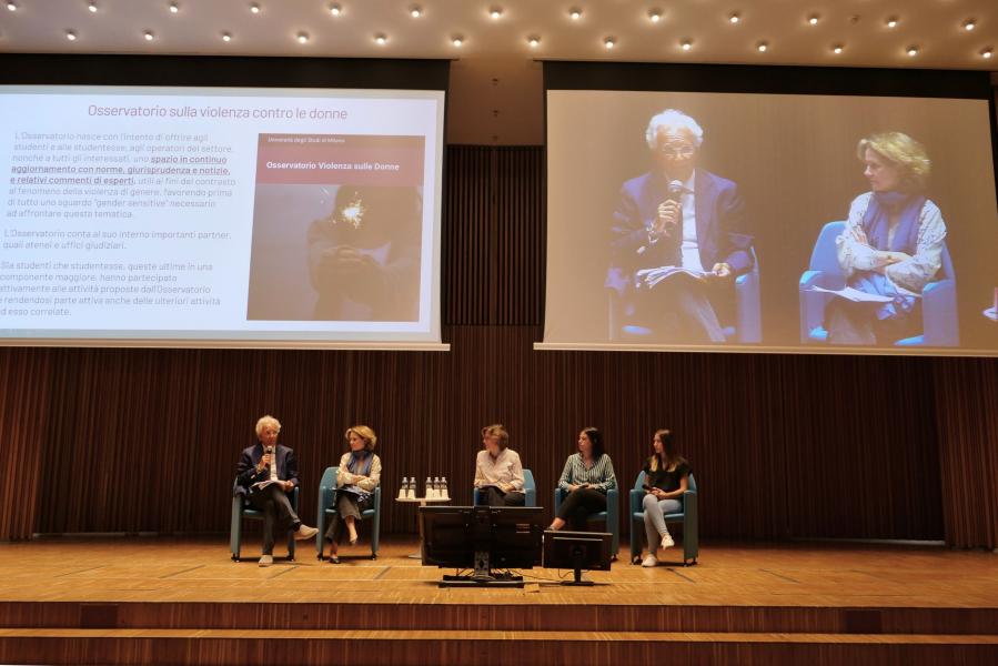 Il Tempo delle Donne 2023 - Giornata della Parità all’Università degli Studi di Milano: presentazione dell’Osservatorio violenza sulle donne.
