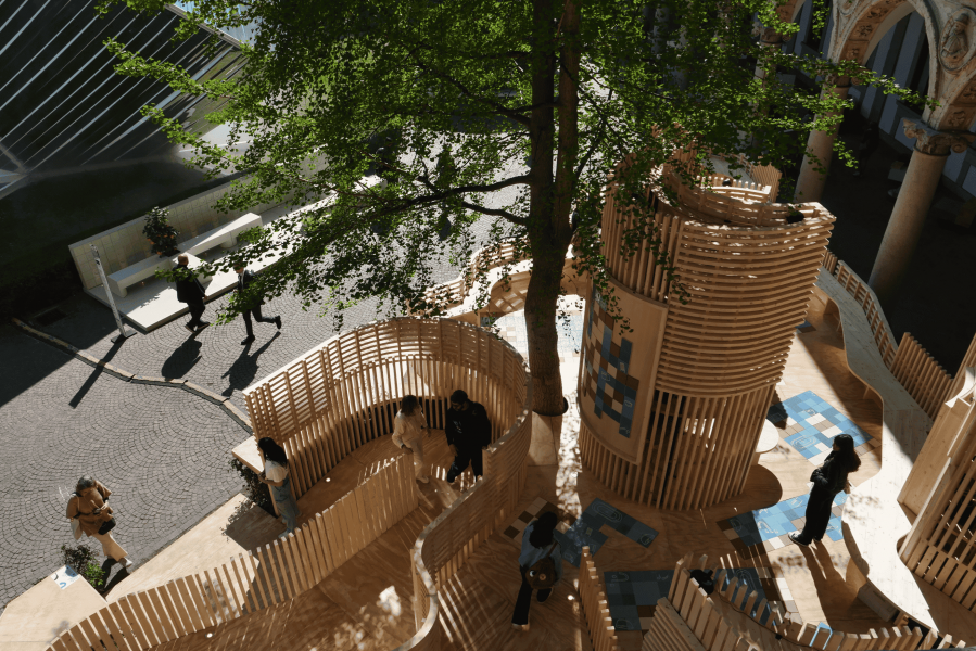 Le installazioni all'Università Statale di Milano per INTERNI Design Re-Evolution 