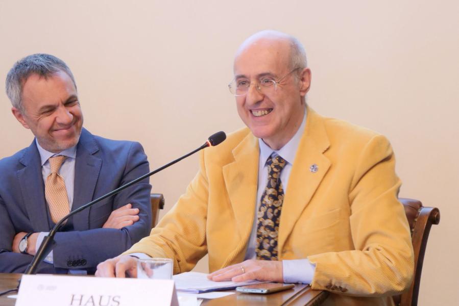 Il presidente di Fondazione Cariplo Giovanni Fosti e il prorettore Goffredo Haus
