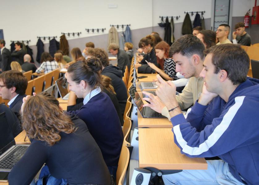 Pubblico alla presentazione del Construction Law Lab.