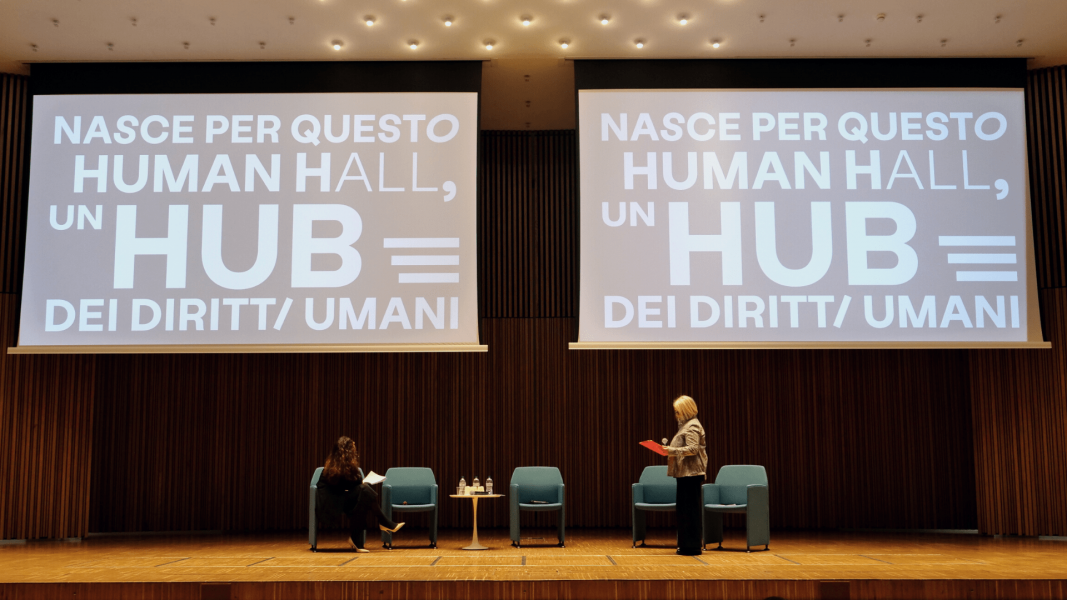 Presentazione del progetto Human Hall con la prorettrice a Legalità, trasparenza, parità di diritti Marilisa D'Amico e la giornalista e scrittrice Silvia Brena