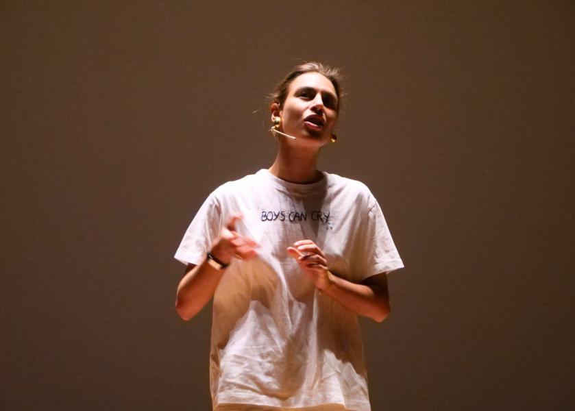 L’attrice Carolina De’ Castiglioni.