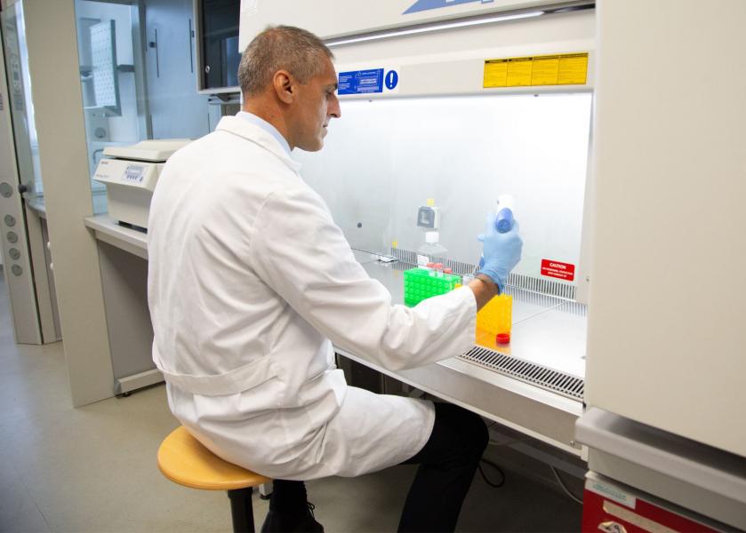 Laboratorio del CeMATA - Centro di Medicina Aerospaziale per le Terapie Avanzate.