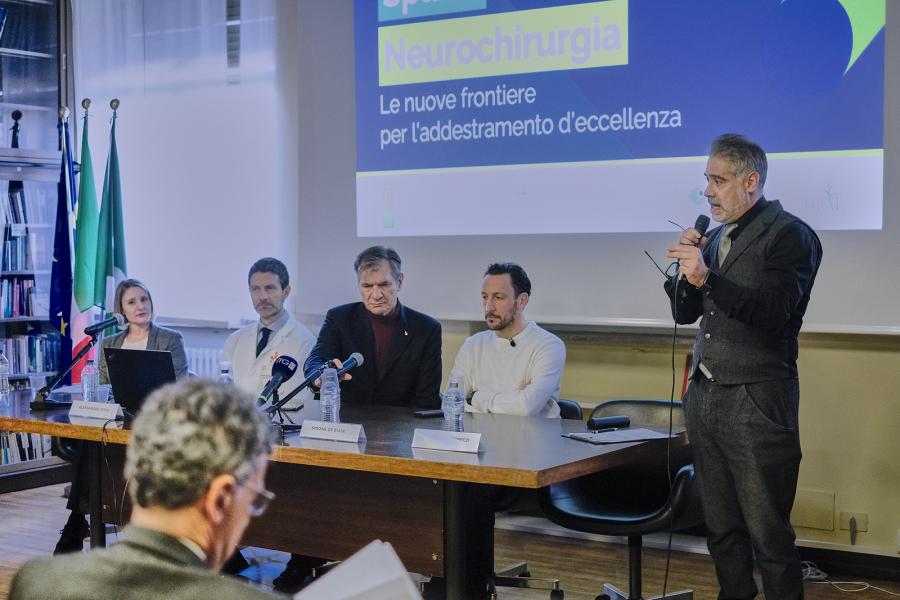 Conferenza ASTRO-NETS con Vanessa Arrigoni, Alessandro Perin, Paolo Nespoli, Simone De Biase, Emilio Cozzi - Credit: Fabio Lovati, Deepblue