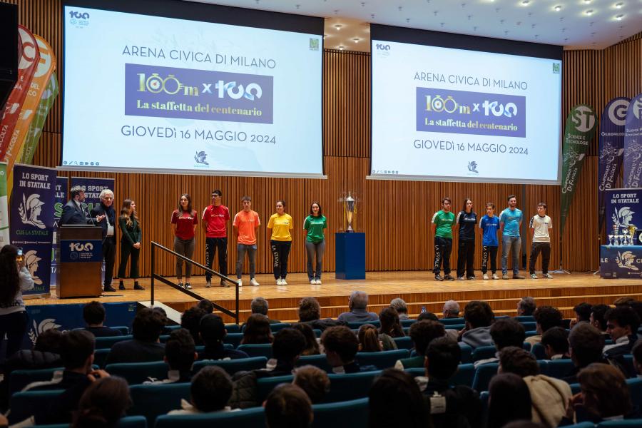 Un momento dell'evento in Aula Magna