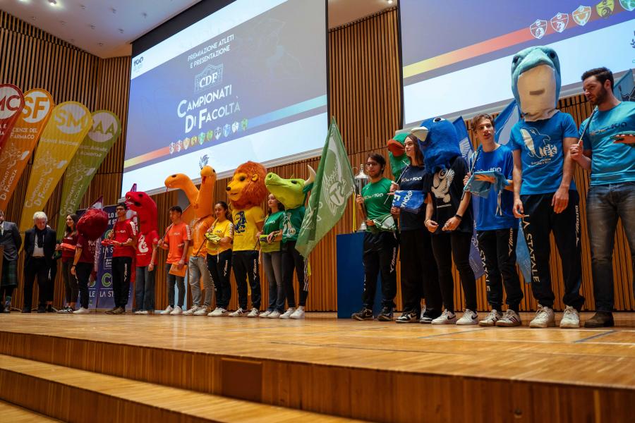 Un momento dell'evento in Aula Magna