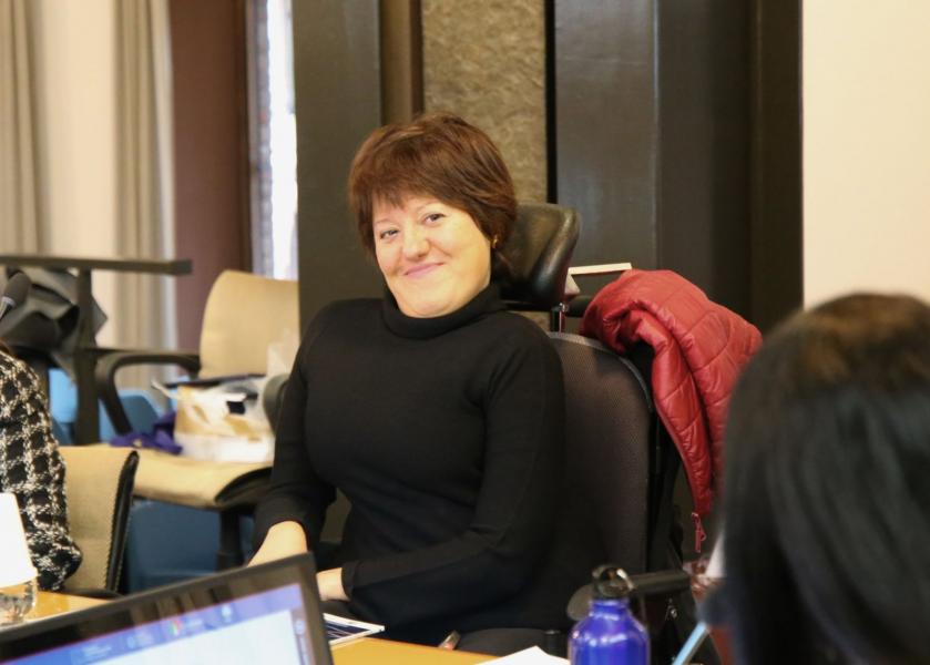 Un momento della presentazione con Lisa Noja, consigliera regionale della Lombardia