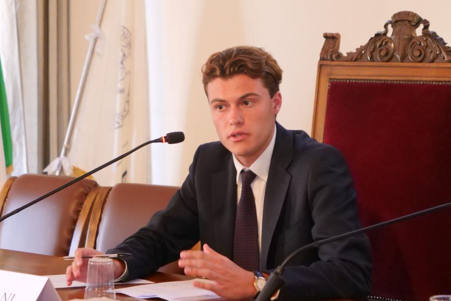 Elia Montani, presidente della Conferenza degli Studenti.
