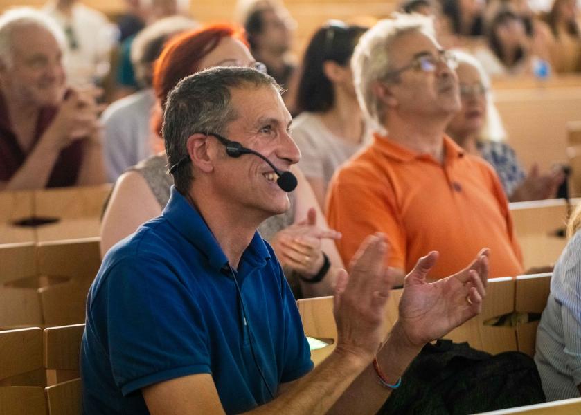 Davide Maino all'evento per Euclid